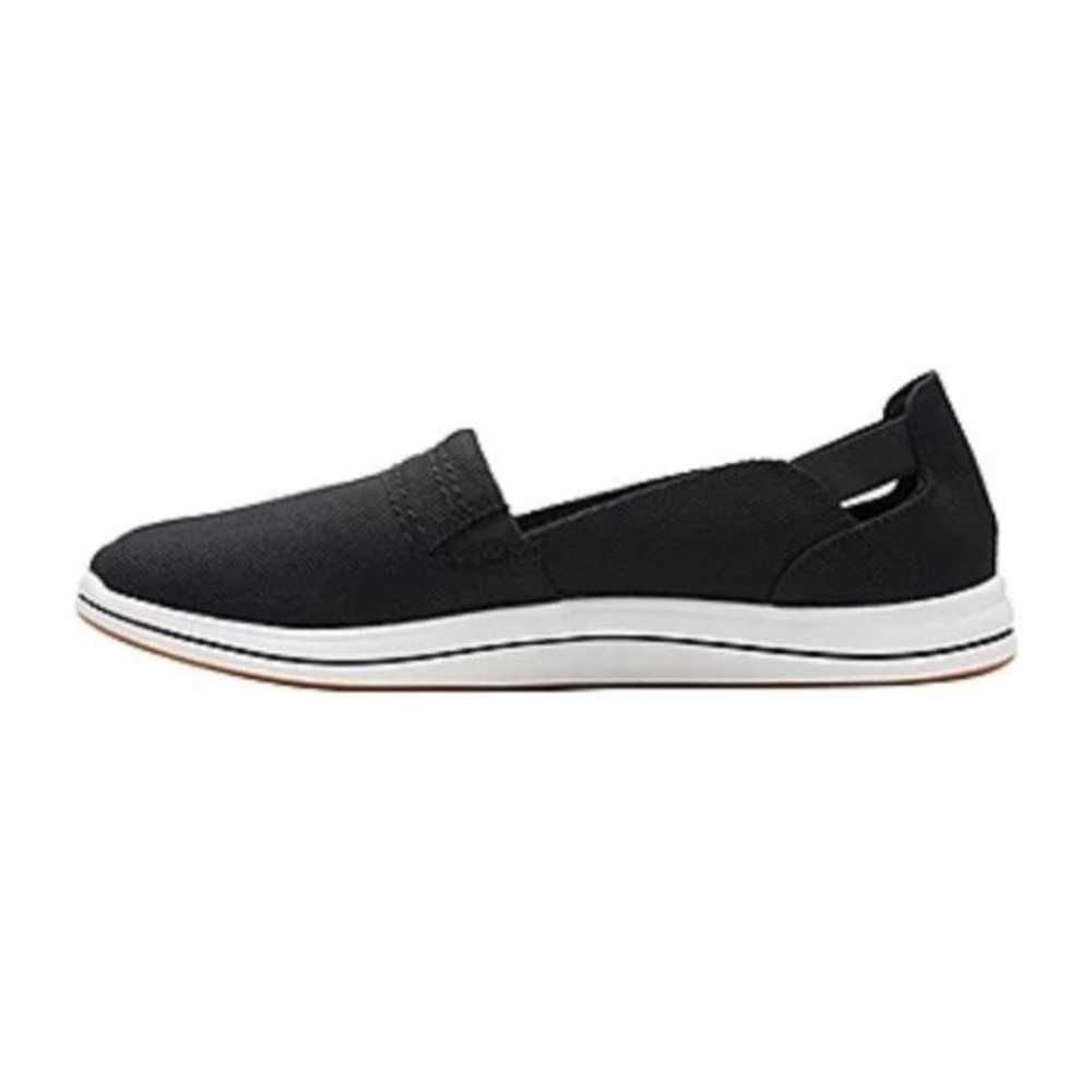 Clarks Breeze Step slip on shoe, black,‎ size 7